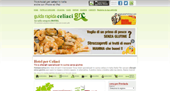 Desktop Screenshot of hotelperceliaci.it